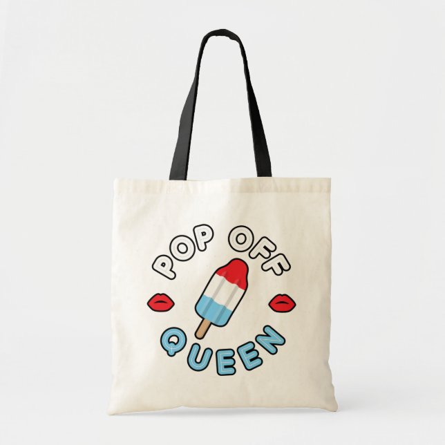Bolsa Tote Pop Off Queen Popsicle (Frente)