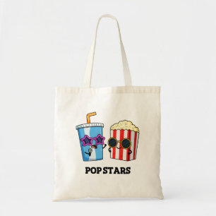 Bolsa Tote Pop Stars Engraçado Snack Pun