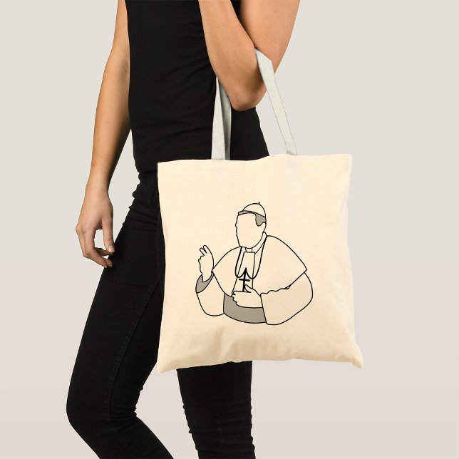 Bolsa Tote Pope Tote Bag (Criador carregado)