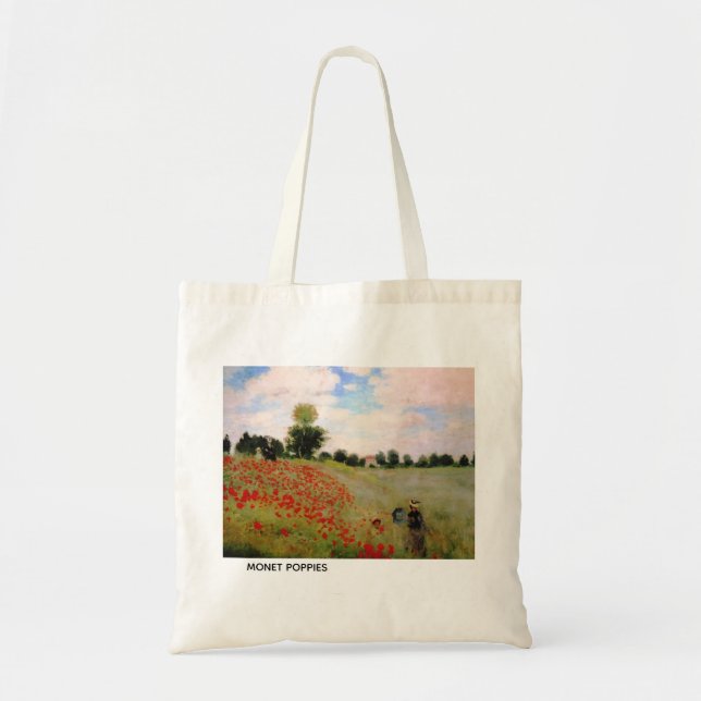 Bolsa Tote Poppies Monet (Frente)