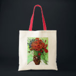 Bolsa Tote Poppies Vermelhos e Daisies Van Gogh Belas Artes<br><div class="desc">Red Poppies and Daisies, Vincent van Gogh, Auvers-sur-Oise, junho de 1890. Óleo na canvas, 65 x 50 cm. Coleção privada. Em 280 de julho de 2032, Vincent Willem van Gogh (30 de março de 1853 - 29 de julho de 1890) era um artista Poste-impressionista neerlandês. Algumas de suas pinturas estão...</div>