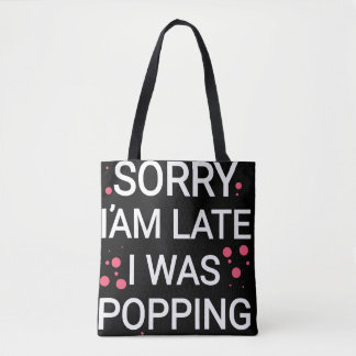 Bolsa Tote popping quote