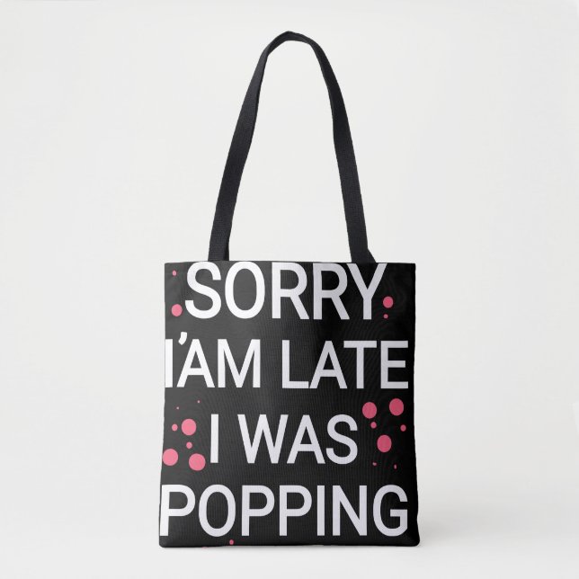 Bolsa Tote popping quote  (Frente)