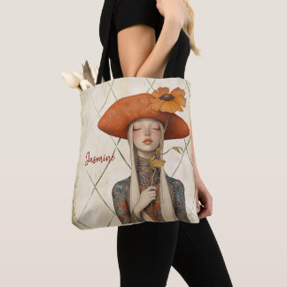 Bolsa Tote Poppy | Boho Art Personalized
