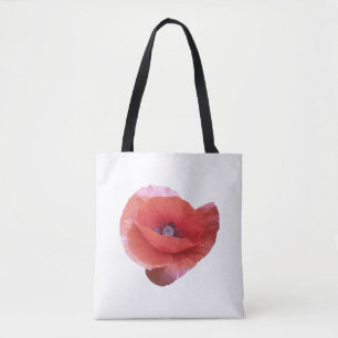 Bolsa Tote Poppy. vermelho