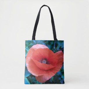 Bolsa Tote Poppy. vermelho