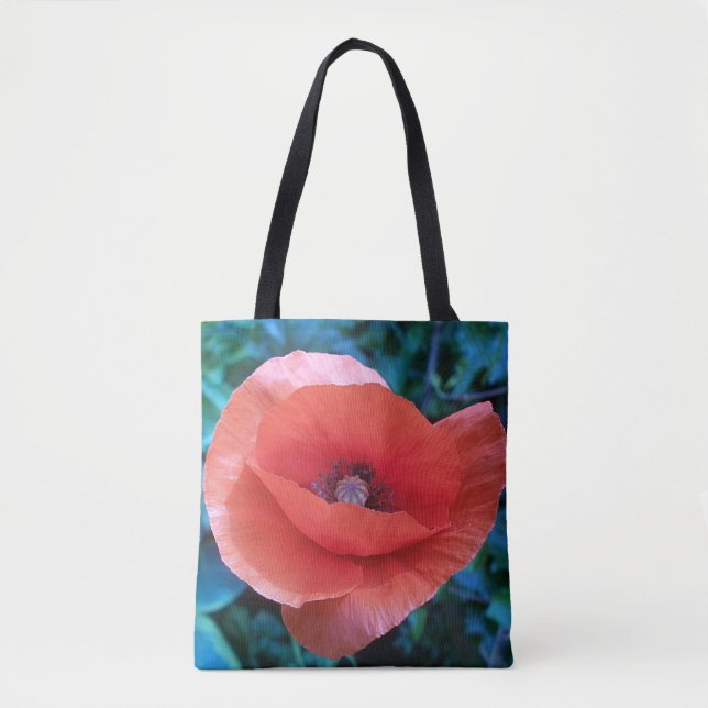 Bolsa Tote Poppy. vermelho (Frente)