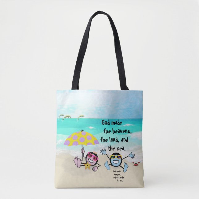 Bolsa Tote Pops' Peeps "O Você e Eu" (Frente)