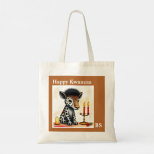 Bolsa Tote População africana de animais selvagens Kwanzaa em