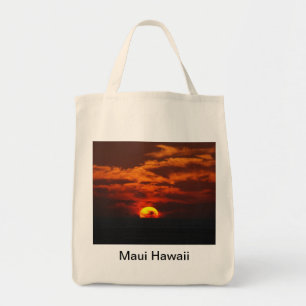 Bolsa Tote Por do sol ao longo do Pali