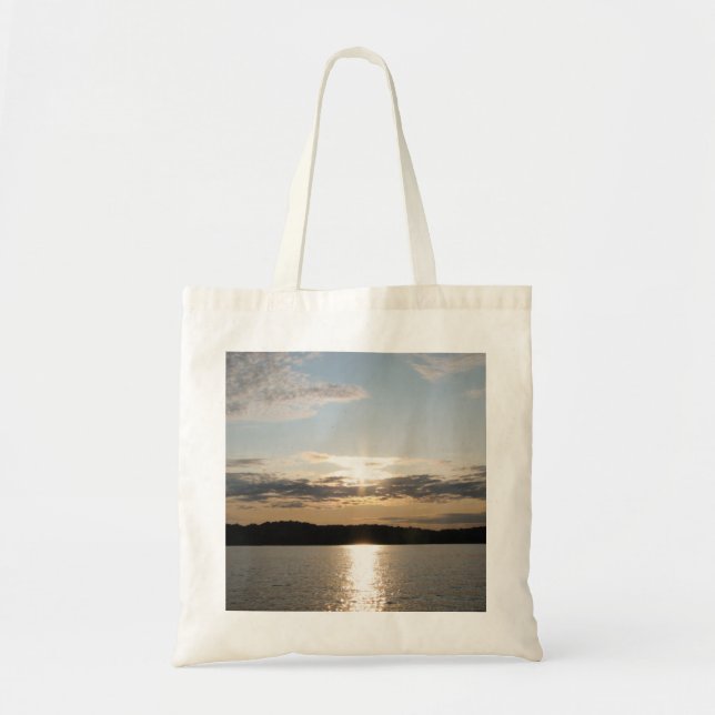 Bolsa Tote Por do sol bonito (Frente)