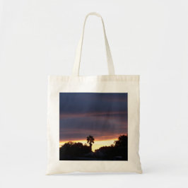 Bolsa Tote pôr do sol do céu tempestuoso