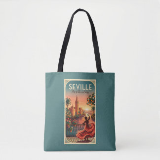 Bolsa Tote Pôr do Sol em Sevilha Flamenco