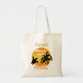 Bolsa Tote Pôr do Sol Fofo na Flórida