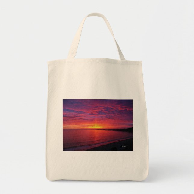 Bolsa Tote Por do sol lindo (Frente)