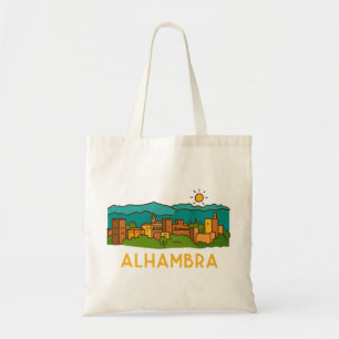 Bolsa Tote Pôr do Sol na Alhambra 2