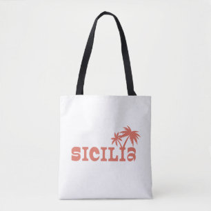 Bolsa Tote Pôr do Sol na Ilha da Palma da Sicília