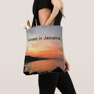 Bolsa Tote Pôr do sol na Jamaica