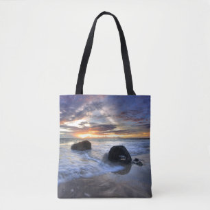 Bolsa Tote Por do sol na praia de Kedonganan