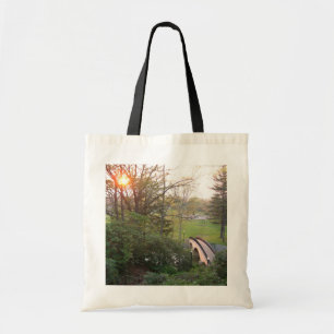 Bolsa Tote Pôr do sol na Rainbow Bridge na Grove City College