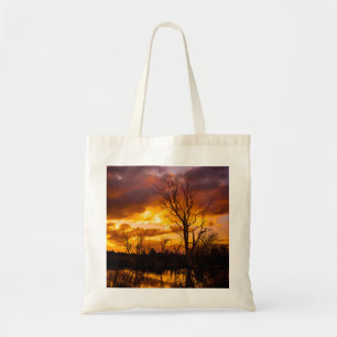 Bolsa Tote Pôr do sol pelo lago