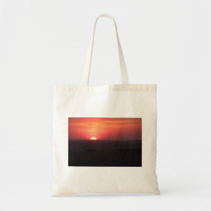 Bolsa Tote Pôr do sol sobre a Palha