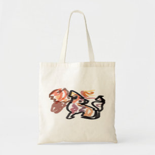 Bolsa Tote pôr do sol Wolf Autumn