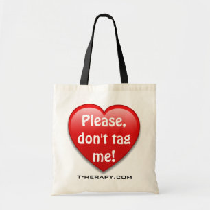 Bolsa Tote Por favor, não me etiquete!