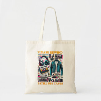 Bolsa Tote Por Favor Rebobine - Eu Ainda Uso Fitas
