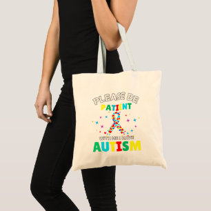Bolsa Tote Por Favor, Seja Paciente Comigo Eu Tenho Consciênc