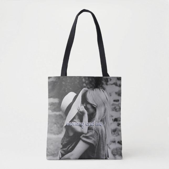 Bolsa Tote Por toda a Mamãe fotográfica e eu (Frente)