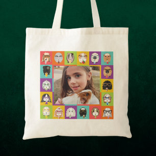 Bolsa Tote Porco de Guiné Personalizado