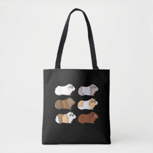 Bolsa Tote Porco-guineal Love Guiné Pig Wheek Feed Me