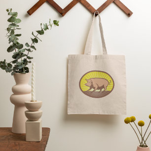 Bolsa Tote Porco Sunrise
