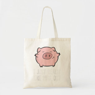 Bolsa Tote Porcos Ao Lover Eu Gosto Muito De Porcos, Ok Porco