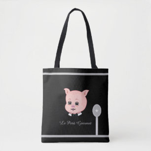 Bolsa Tote Porcozinho Gourmet Fofo