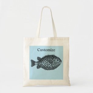 Bolsa Tote Porcupine blowfish Thunder_   CovePlace Retenção d