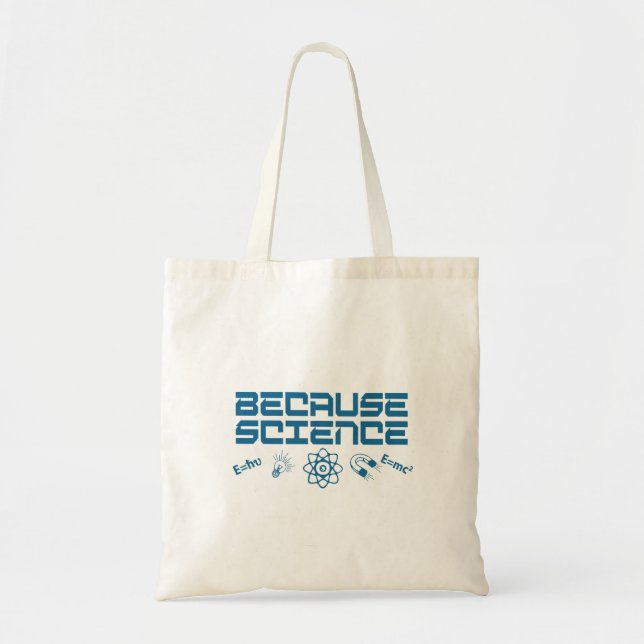 Bolsa Tote Porque ciência (Frente)