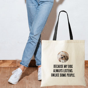 Bolsa Tote Porque Meu Cachorro Sempre Escute Diferente De Pes
