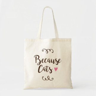 Bolsa Tote Porque sacola dos gatos