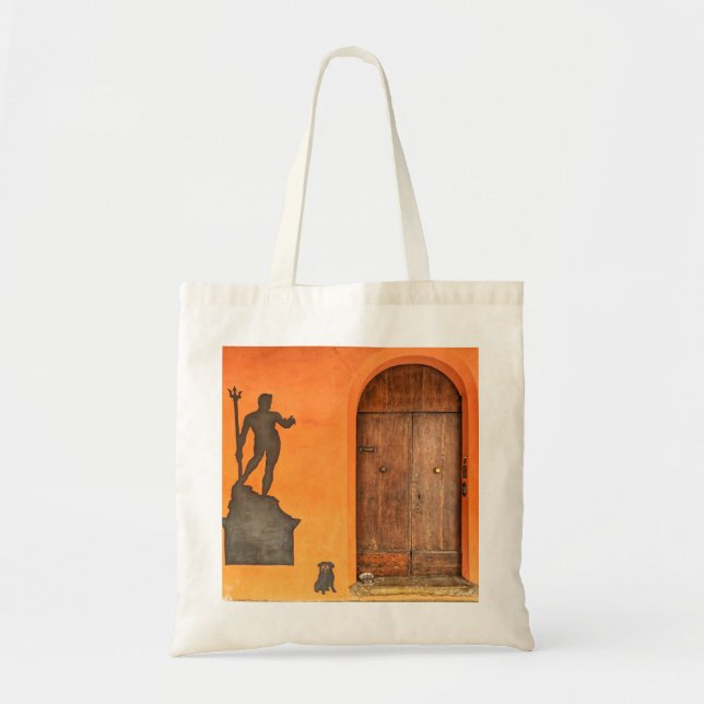 Bolsa Tote Porta de Arte da Rua Italiana (Frente)