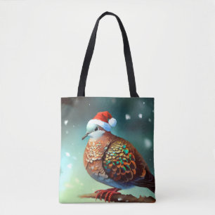 Bolsa Tote Porta de Tartaruga de Natal 3