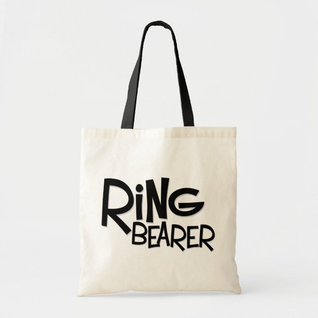 Bolsa Tote Portador de anel do hipster (Frente)
