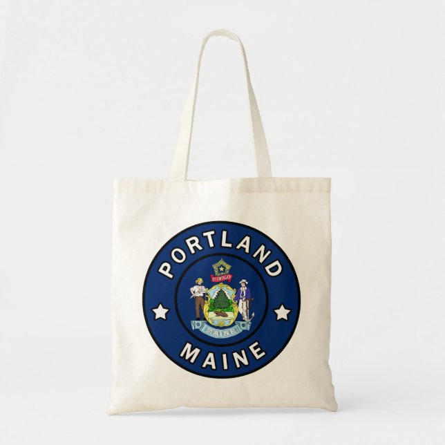 Bolsa Tote Portland Maine (Frente)