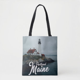 Bolsa Tote Portland, Maine Farol