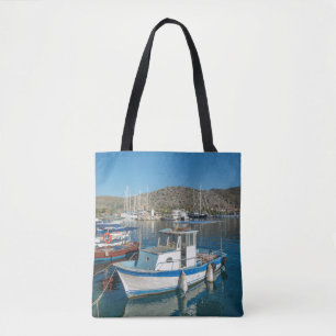 Bolsa Tote Porto de Bozburun perto de Marmaris, Turquia