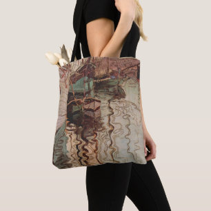 Bolsa Tote Porto de Trieste por Egon Schiele, Vintage Art