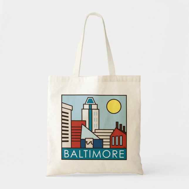 Bolsa Tote Porto interno de Baltimore (Frente)