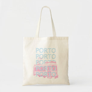 Bolsa Tote Porto Viagem Art, Portugal Viagem de Arte, Pastel