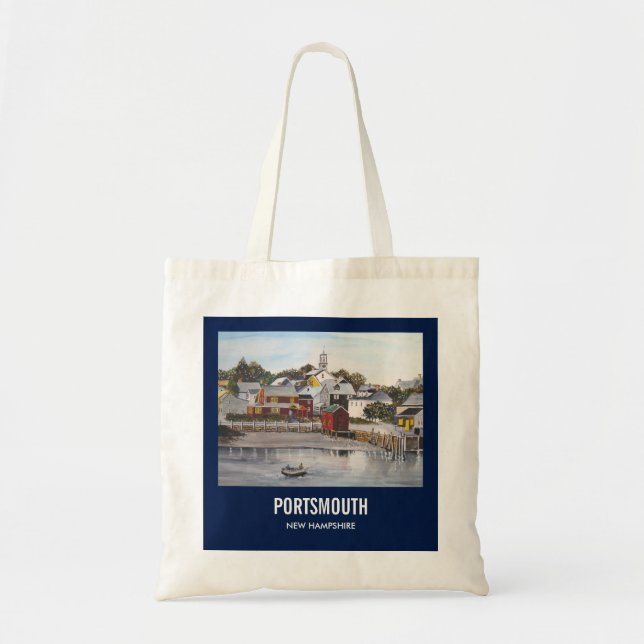 Bolsa Tote Portsmouth Harbour, New Hampshire (Frente)